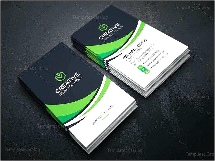 Free Blank Vertical Business Card Template