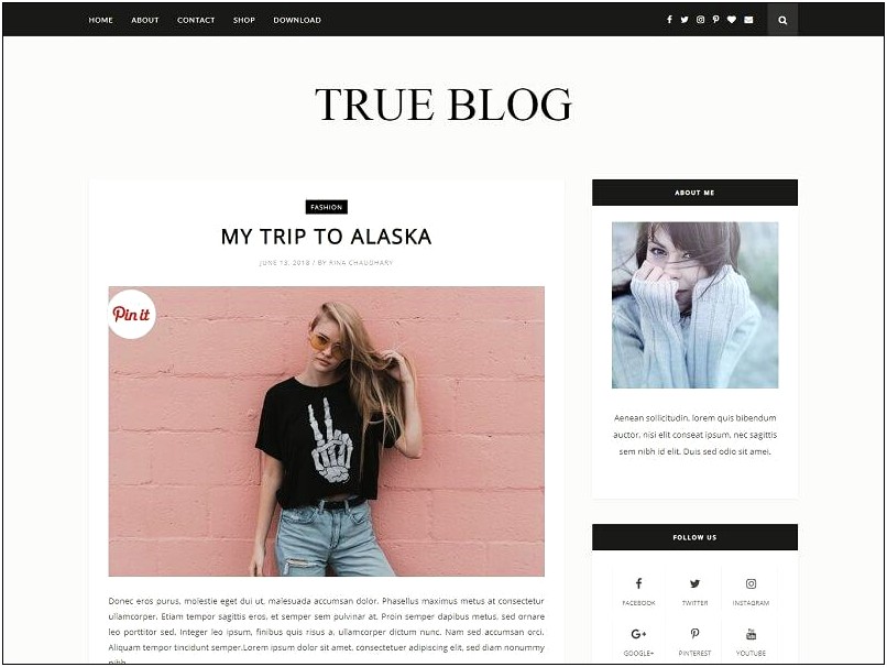 Free Blog Templates For Blogger Html