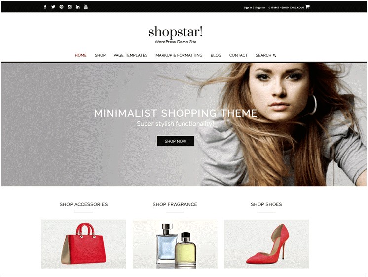Free Blogger Template With Shopping Cart