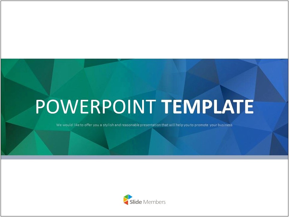 Free Blue And Green Powerpoint Templates