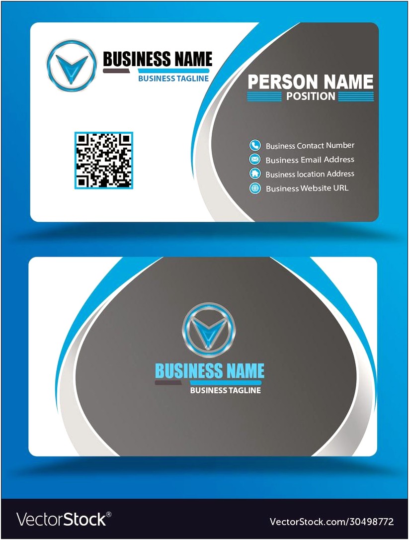 Free Blue Business Card Templates Psd
