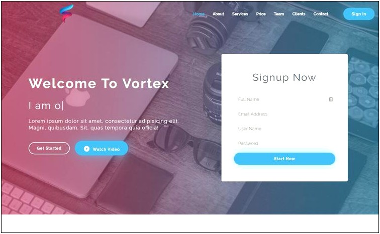 Free Bootstrap 3 Landing Page Templates