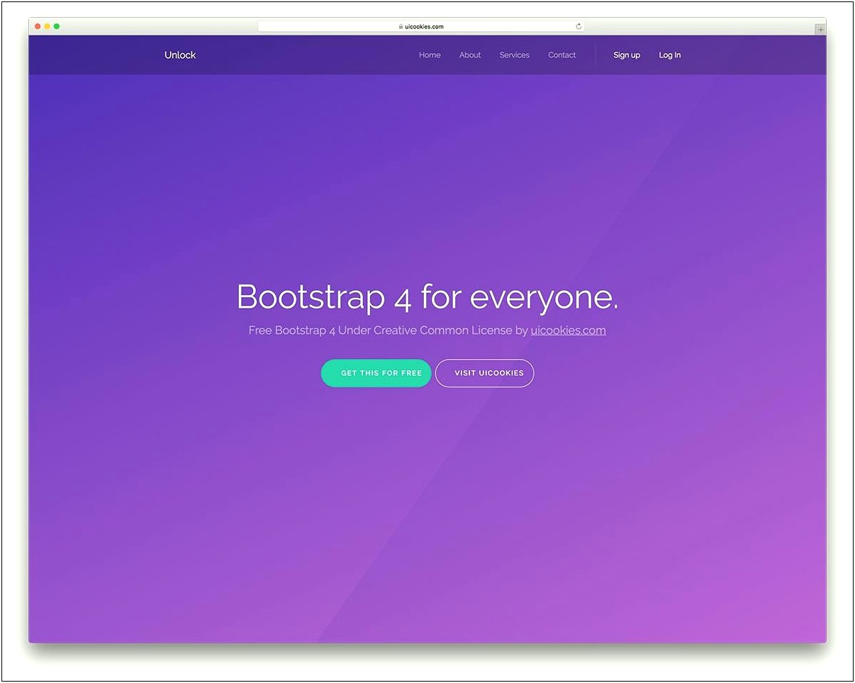 Free Bootstrap 4 Templates 2017 Download