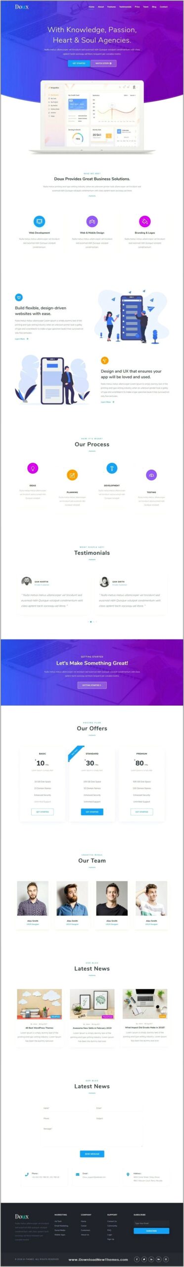 Free Bootstrap Templates 2018 For Business