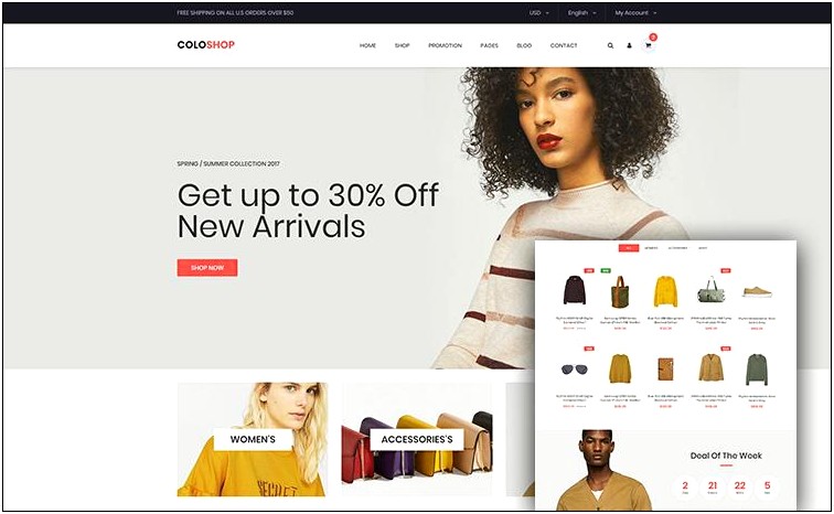 Free Bootstrap Templates Download For Ecommerce