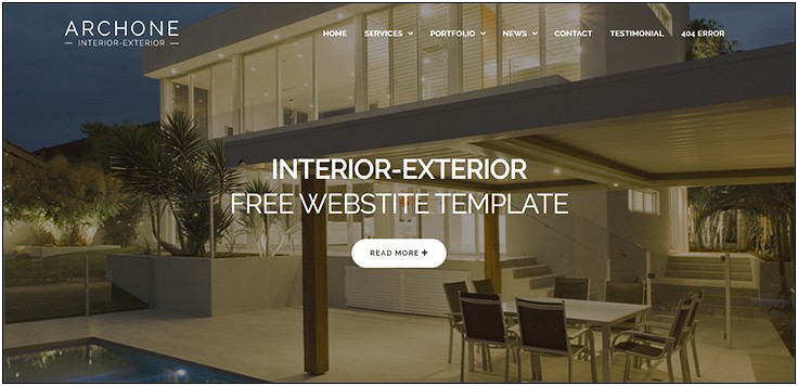 Free Bootstrap Templates For Interior Design