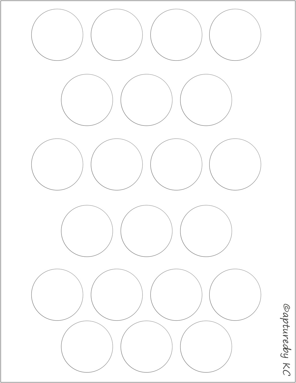 Free Bottle Cap Template For Word
