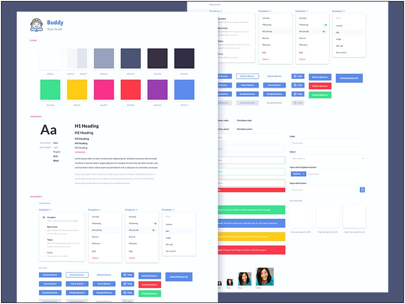Free Brand Style Guide Template Psd
