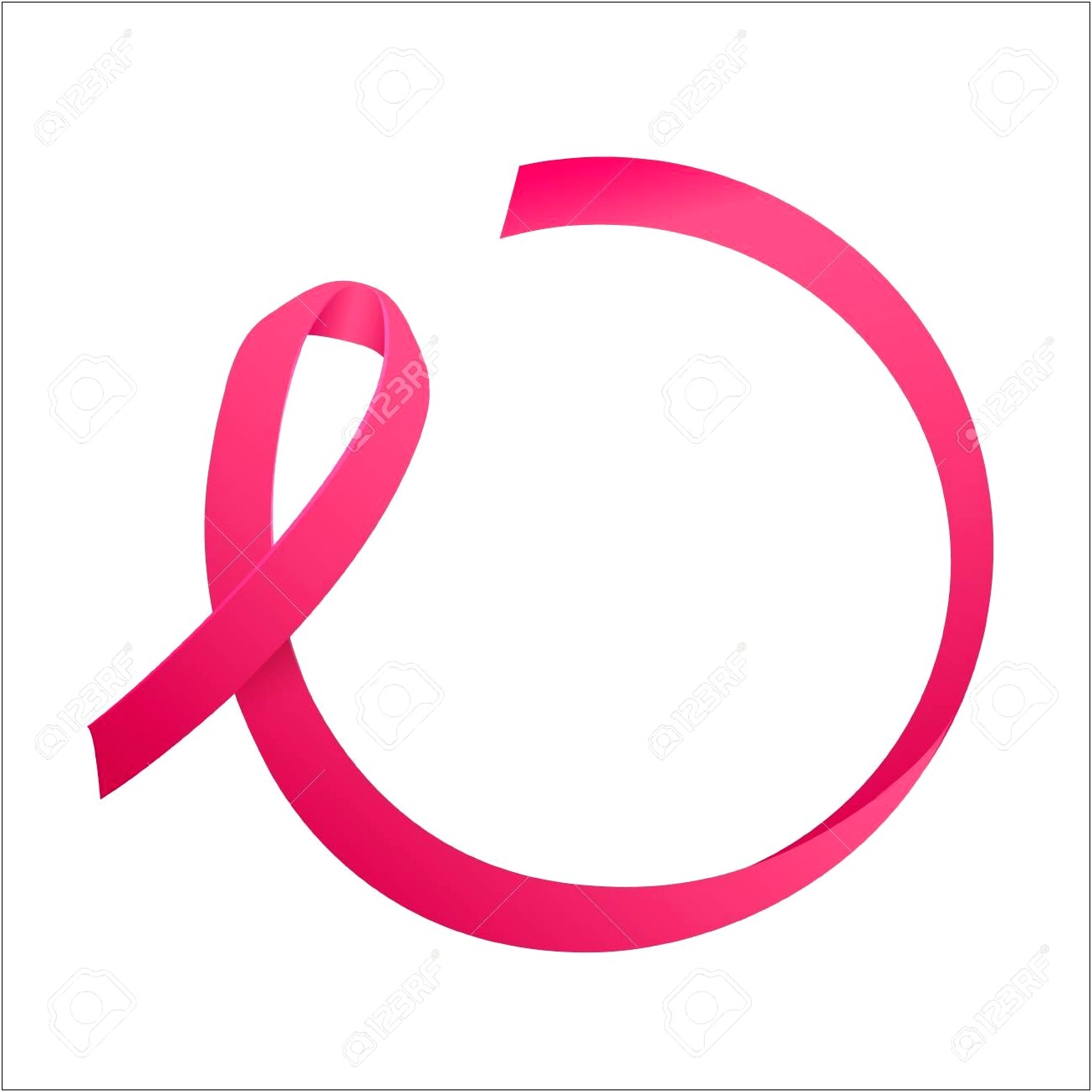 Free Breast Cancer Awareness Ribbon Template