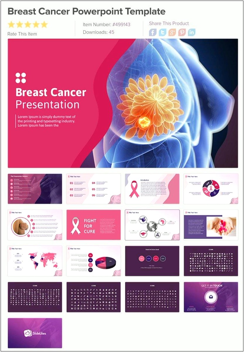 Free Breast Cancer Templates For Powerpoint