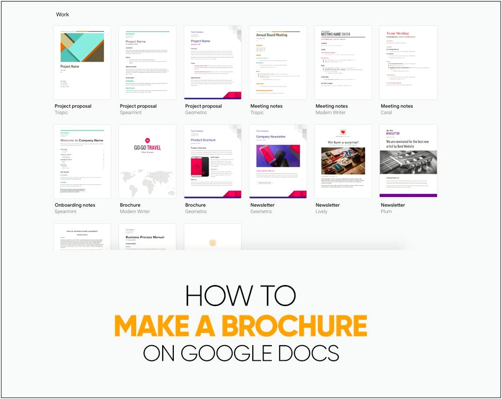 Free Brochure Template Tri Fold Google Docs