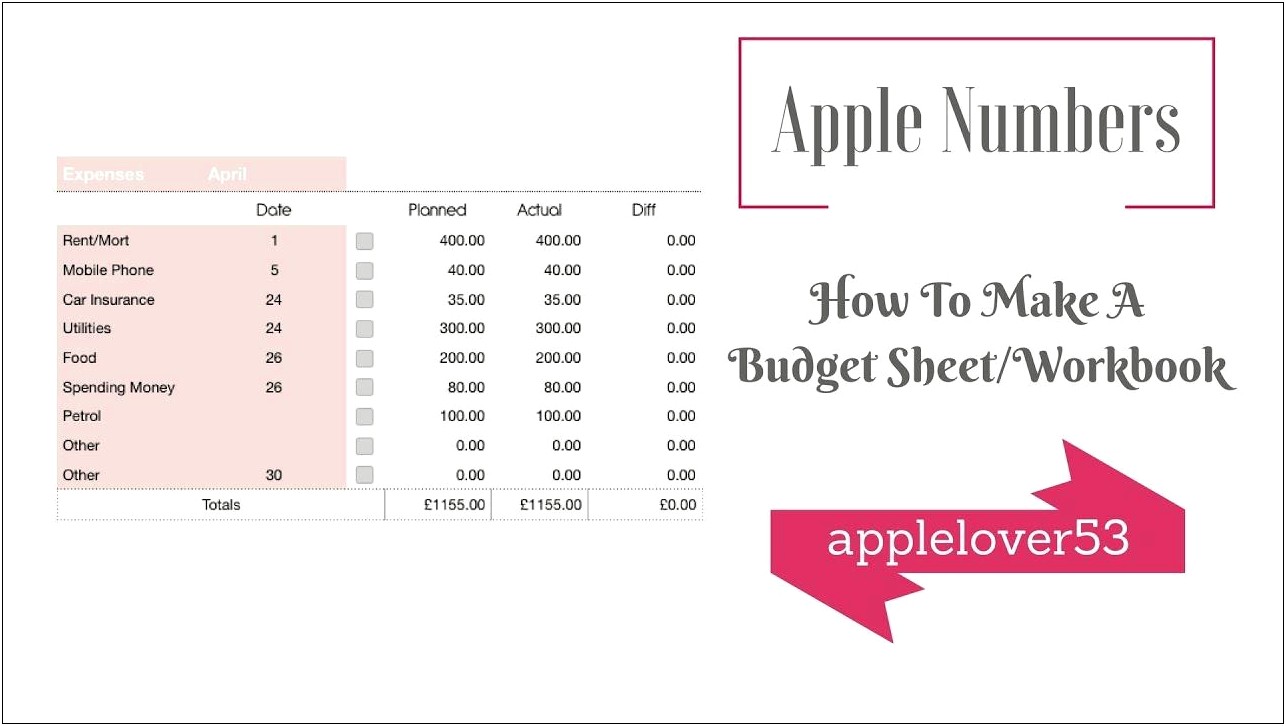 Free Budget Template Download For Mac
