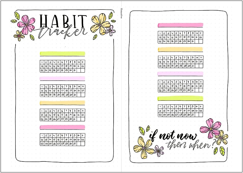 Free Bullet Journal Template Excel 2003