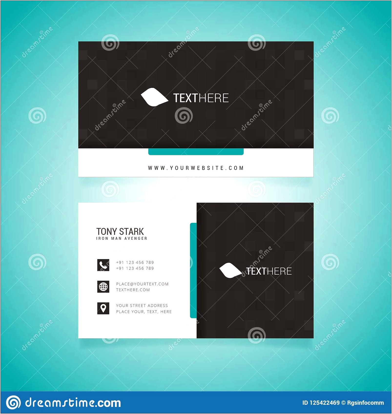 Free Business Card Template Adobe Illustrator