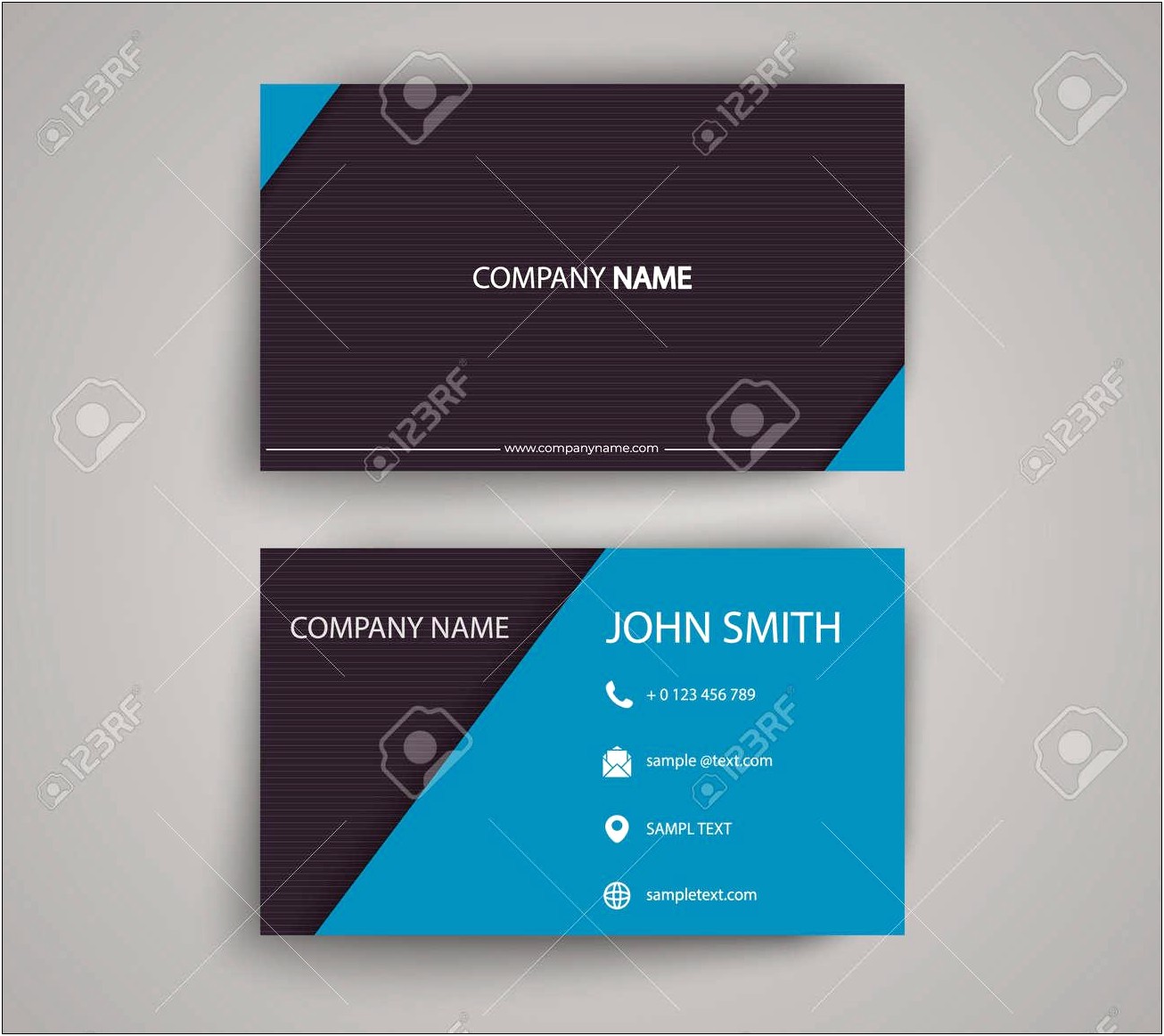 Free Business Card Templates Double Sided