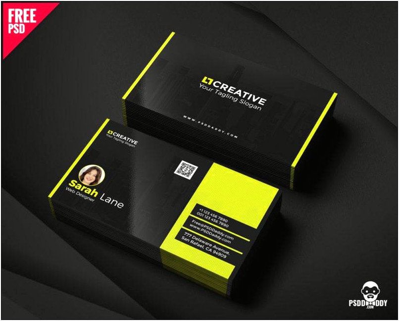 Free Business Card Templates For Photoshop Download