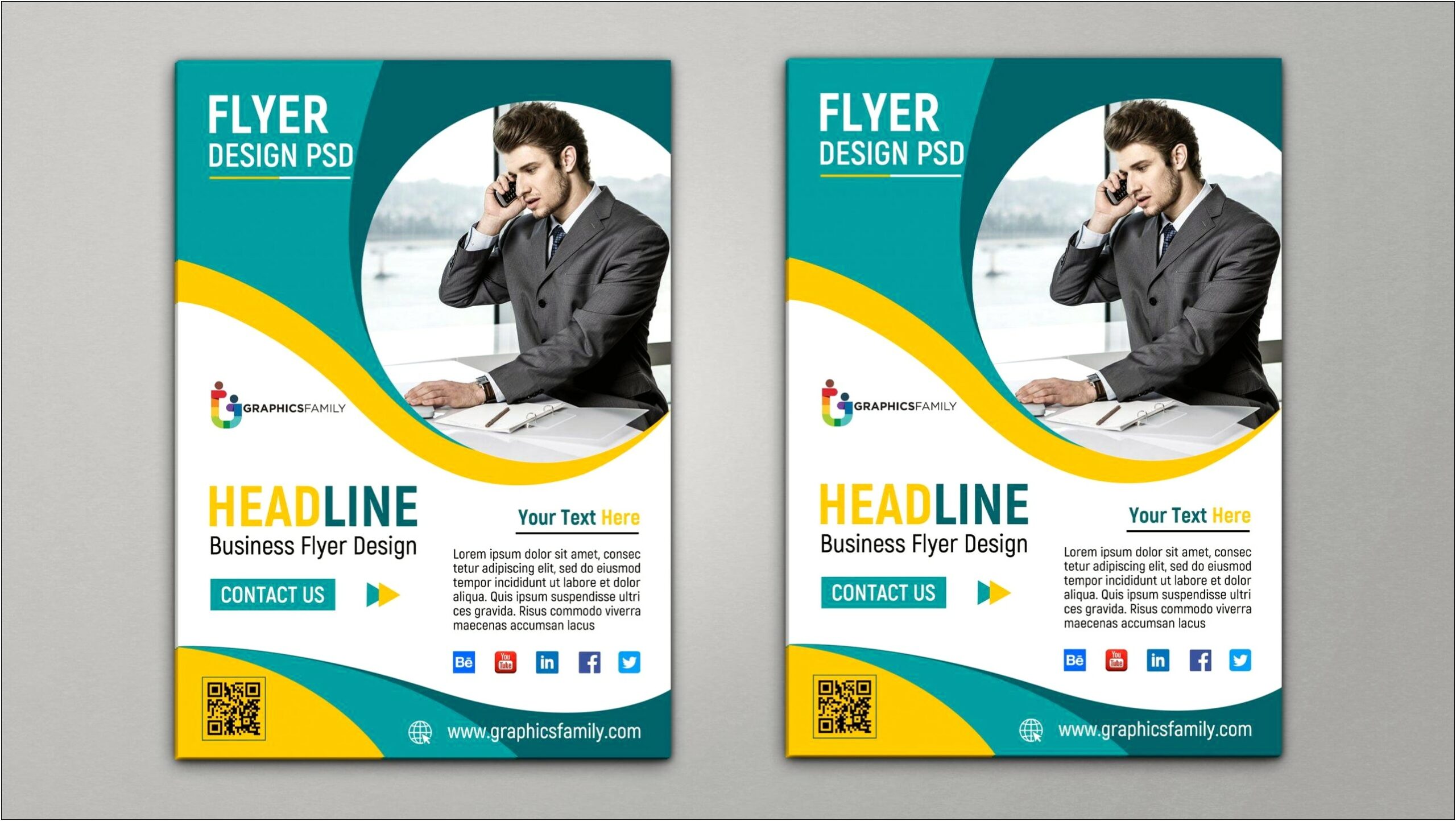 Free Business Flyer Templates For Photoshop
