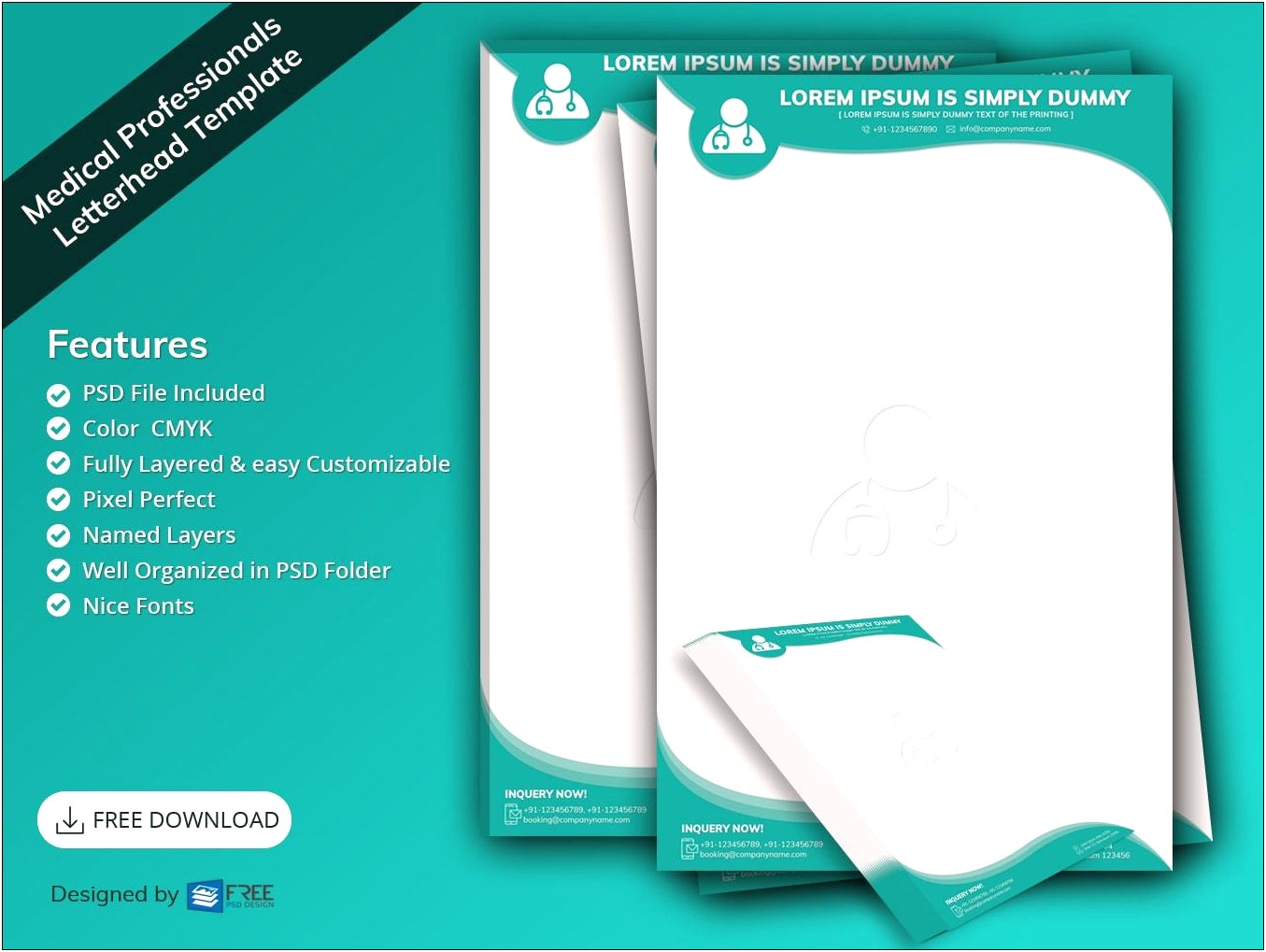 Free Business Letterhead Templates In Pad Format