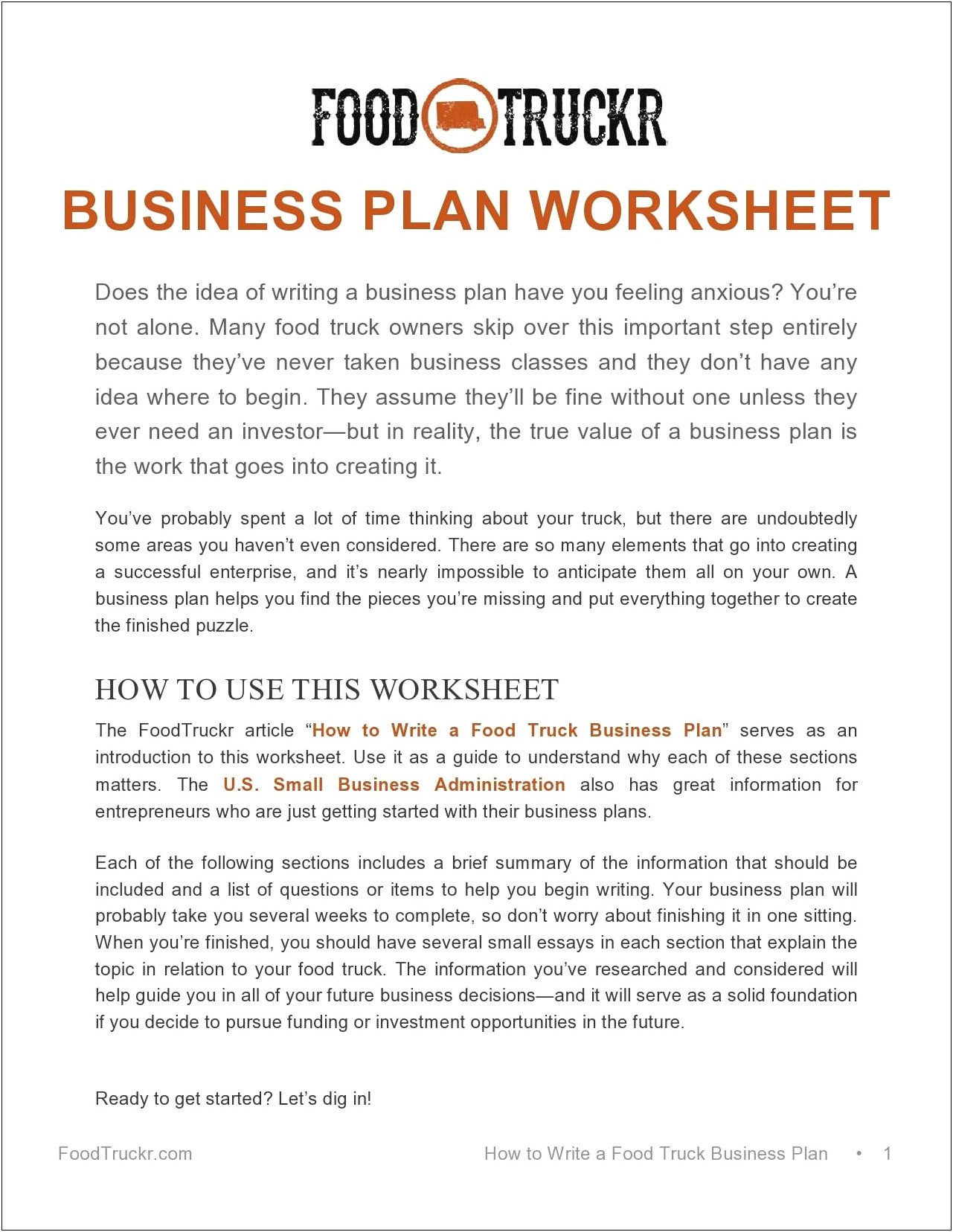 Free Business Plan Template Download South Africa