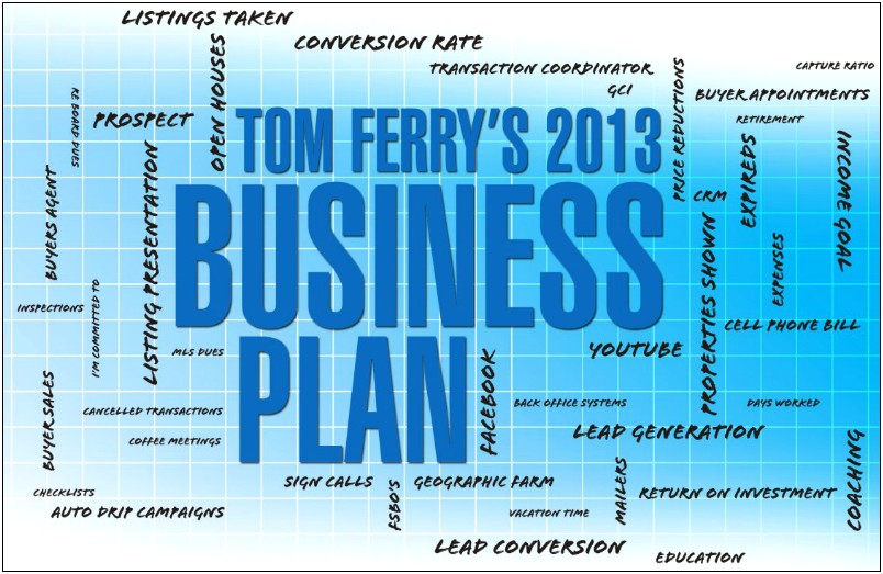 Free Business Plan Template Real Estate Agent