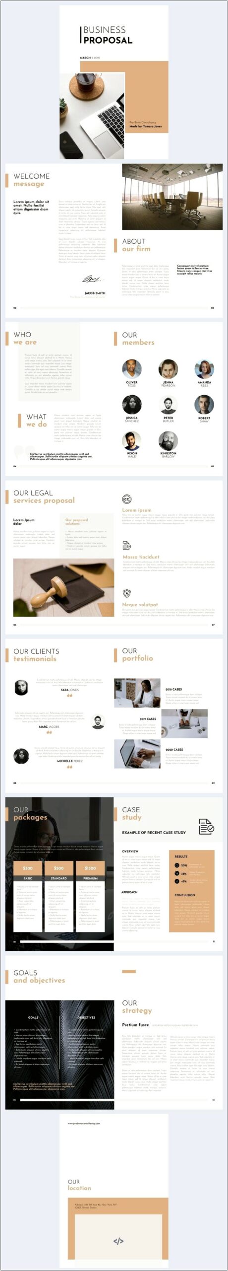 Free Business Proposal Template Download Pdf