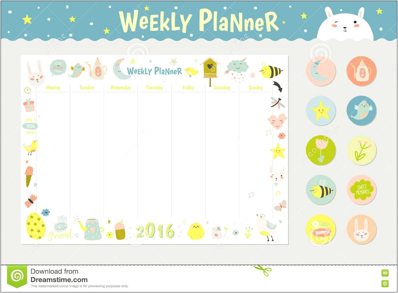 Free Calendar Template 2016 With Holidays