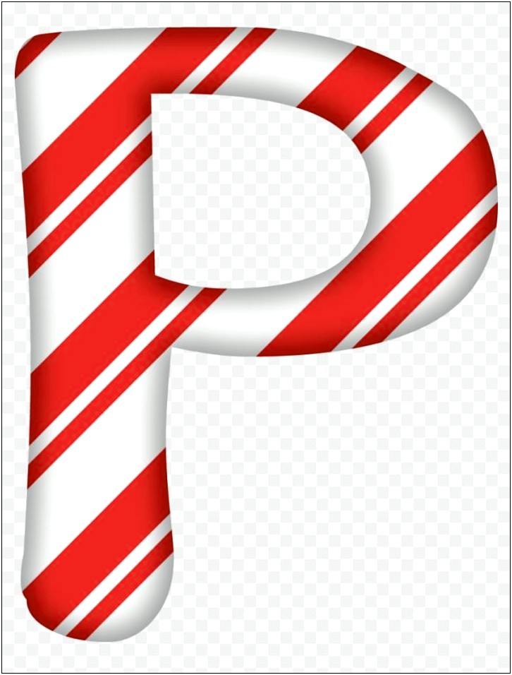 Free Candy Cane Stationery Template Download