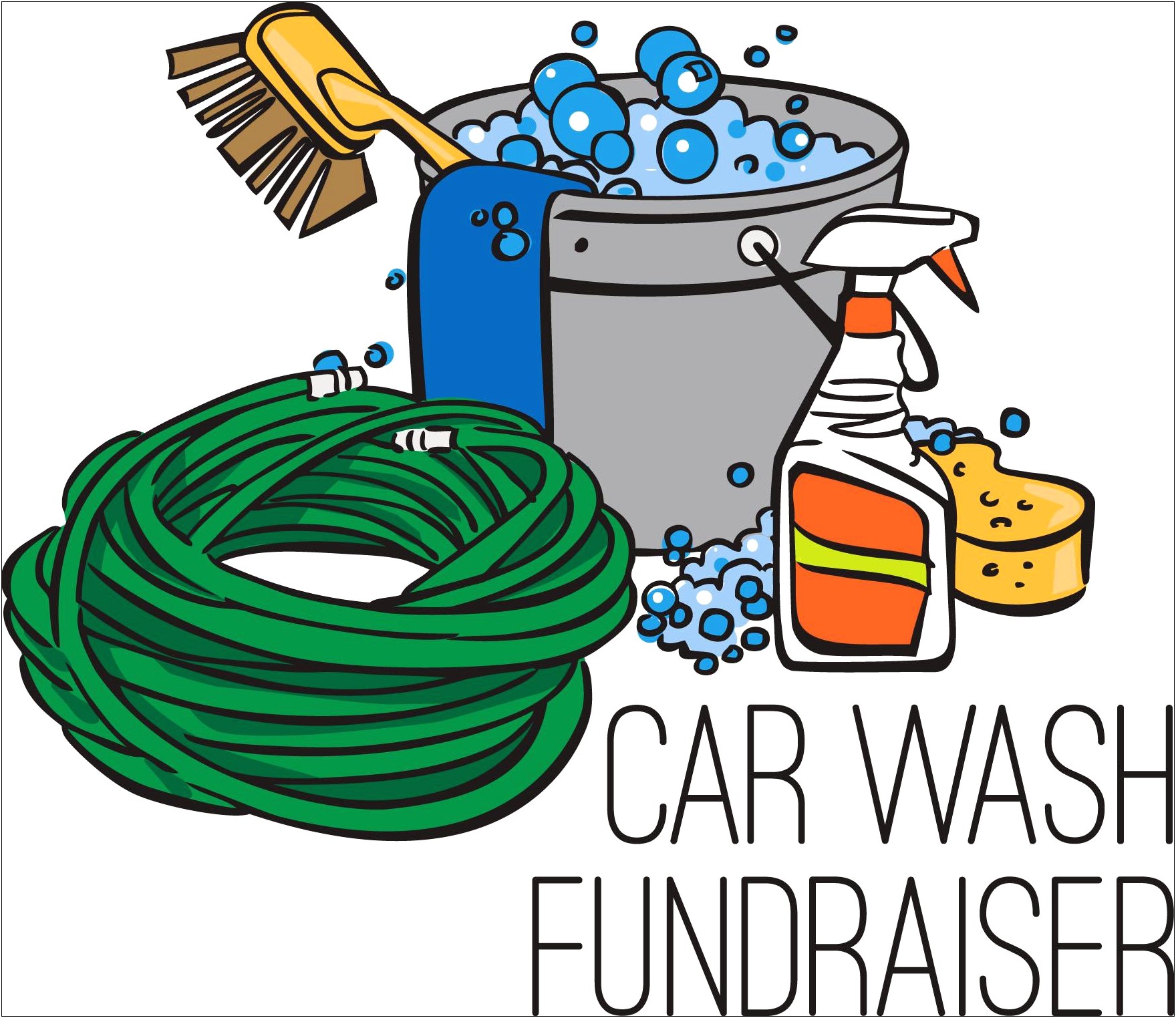 Free Car Wash Fundraiser Tickets Template