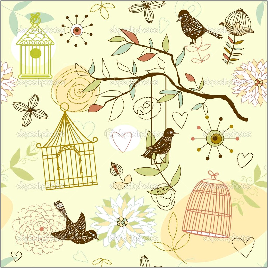Free Cardboard Bird Cage And Bird Templates