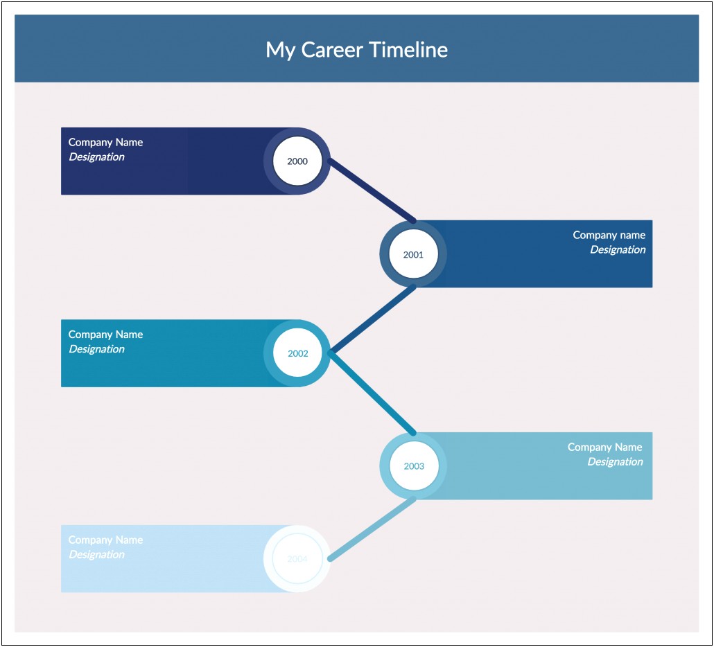Free Career Plan Template Word Graphic