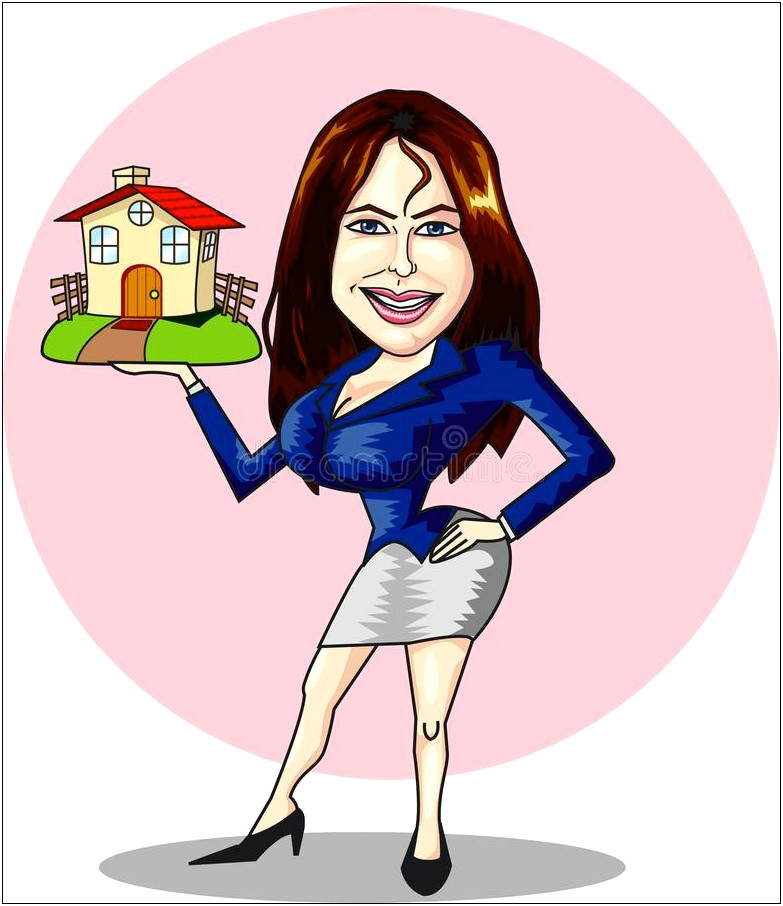 Free Caricature Template For Real Estate Agent