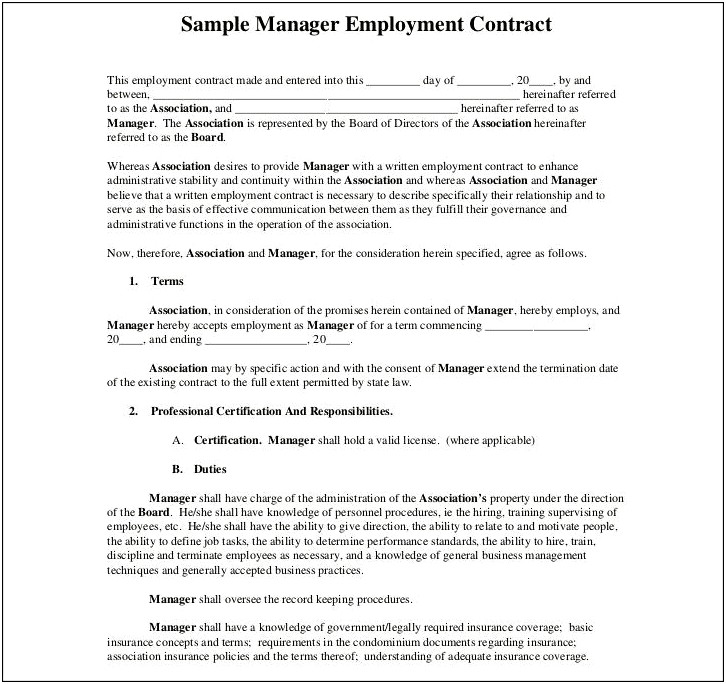 Free Casual Employment Contract Template Australia