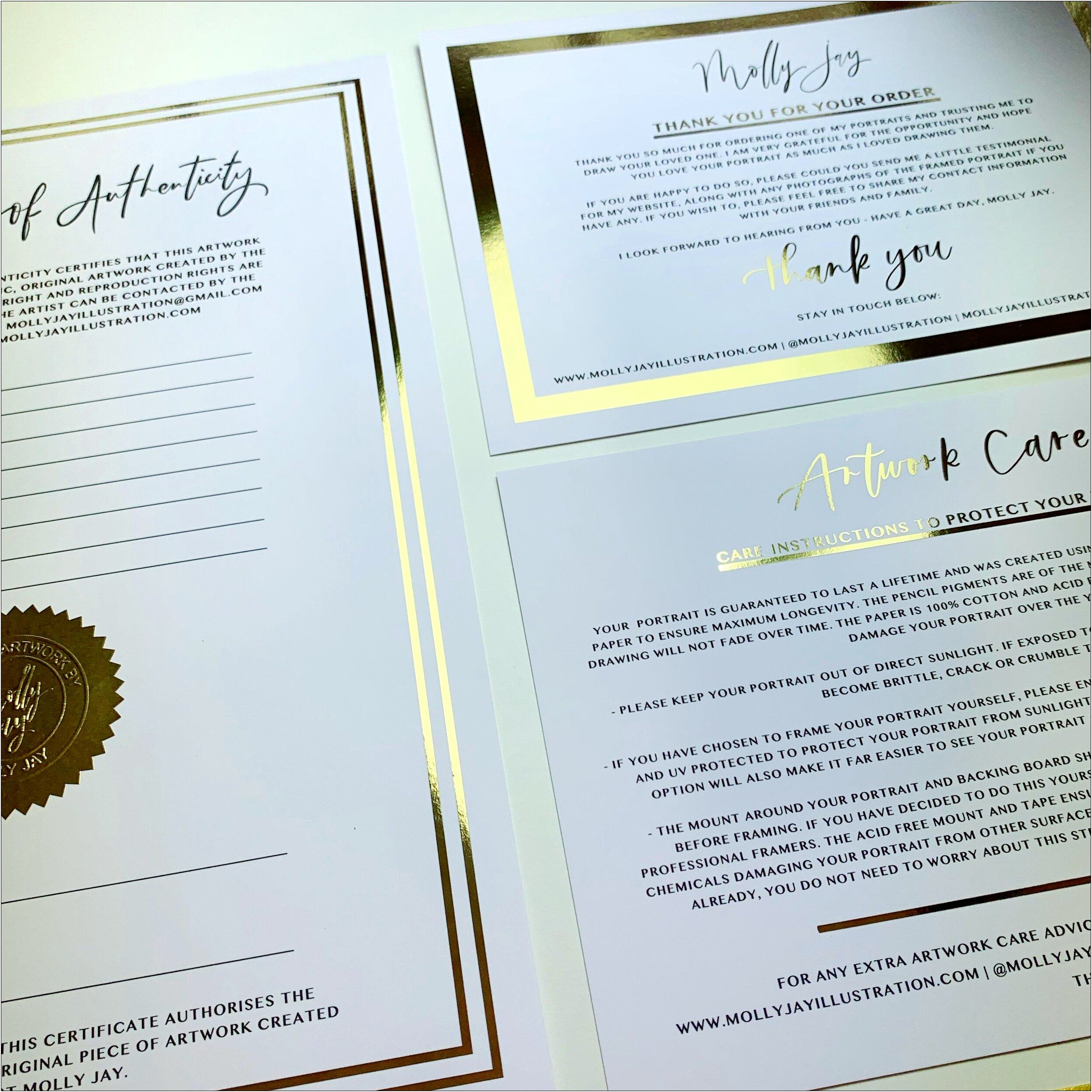 Free Certificate Of Authenticity For Artwork Template