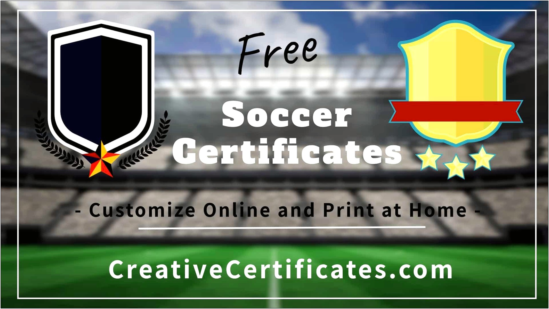 Free Certificate Of Participation Template Sports
