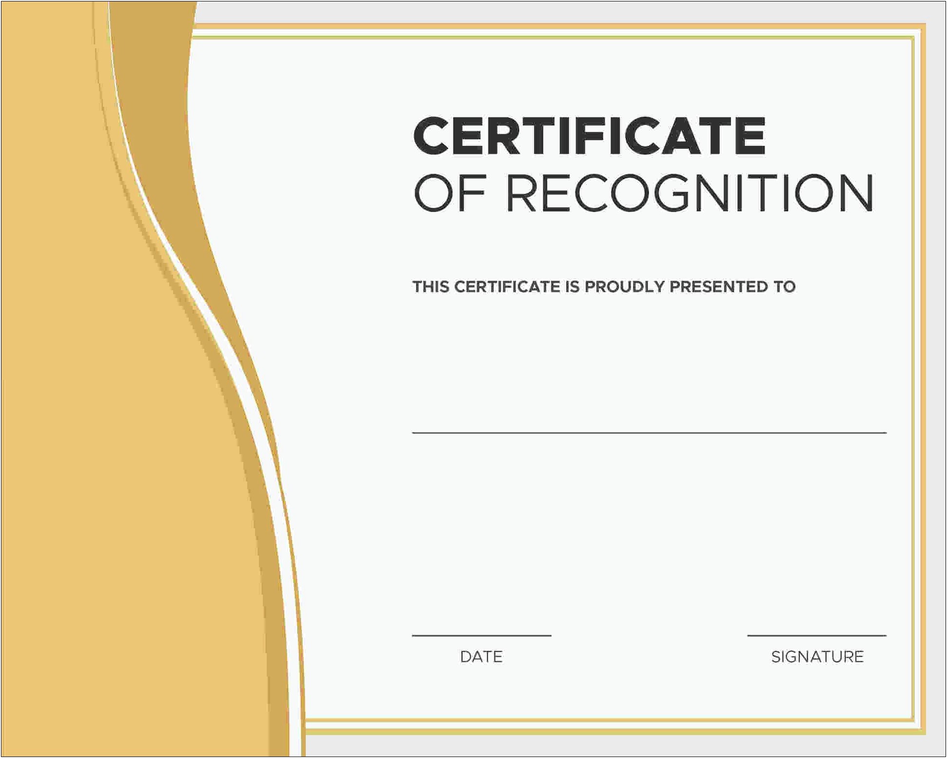 Free Certificate Templates Employee Of The Year