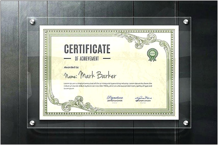 Free Certificate Templates For Google Docs