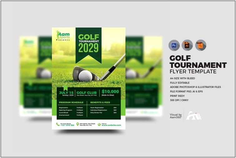 Free Charity Golf Outing Flyer Template