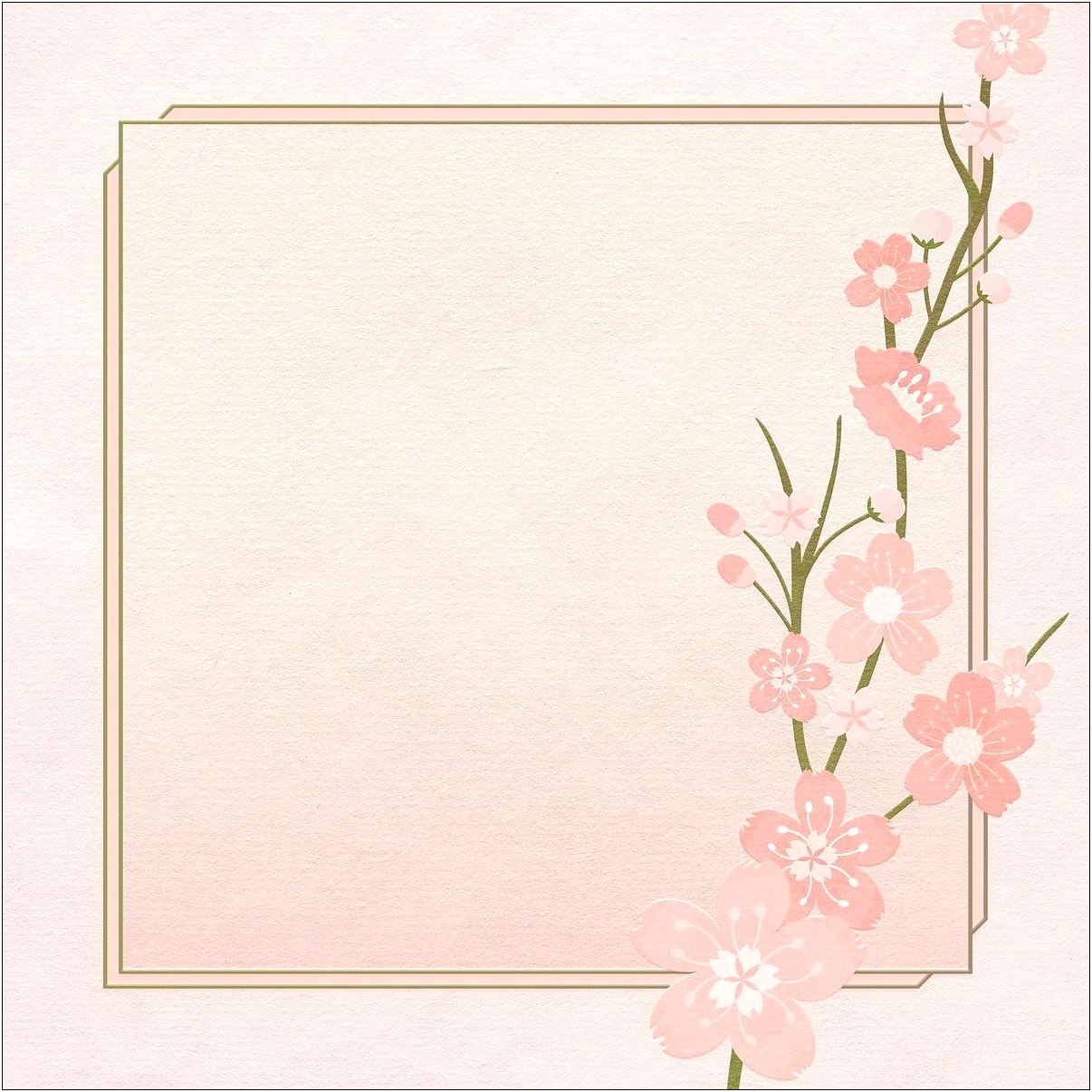 Free Cherry Blossom Paper Flower Template