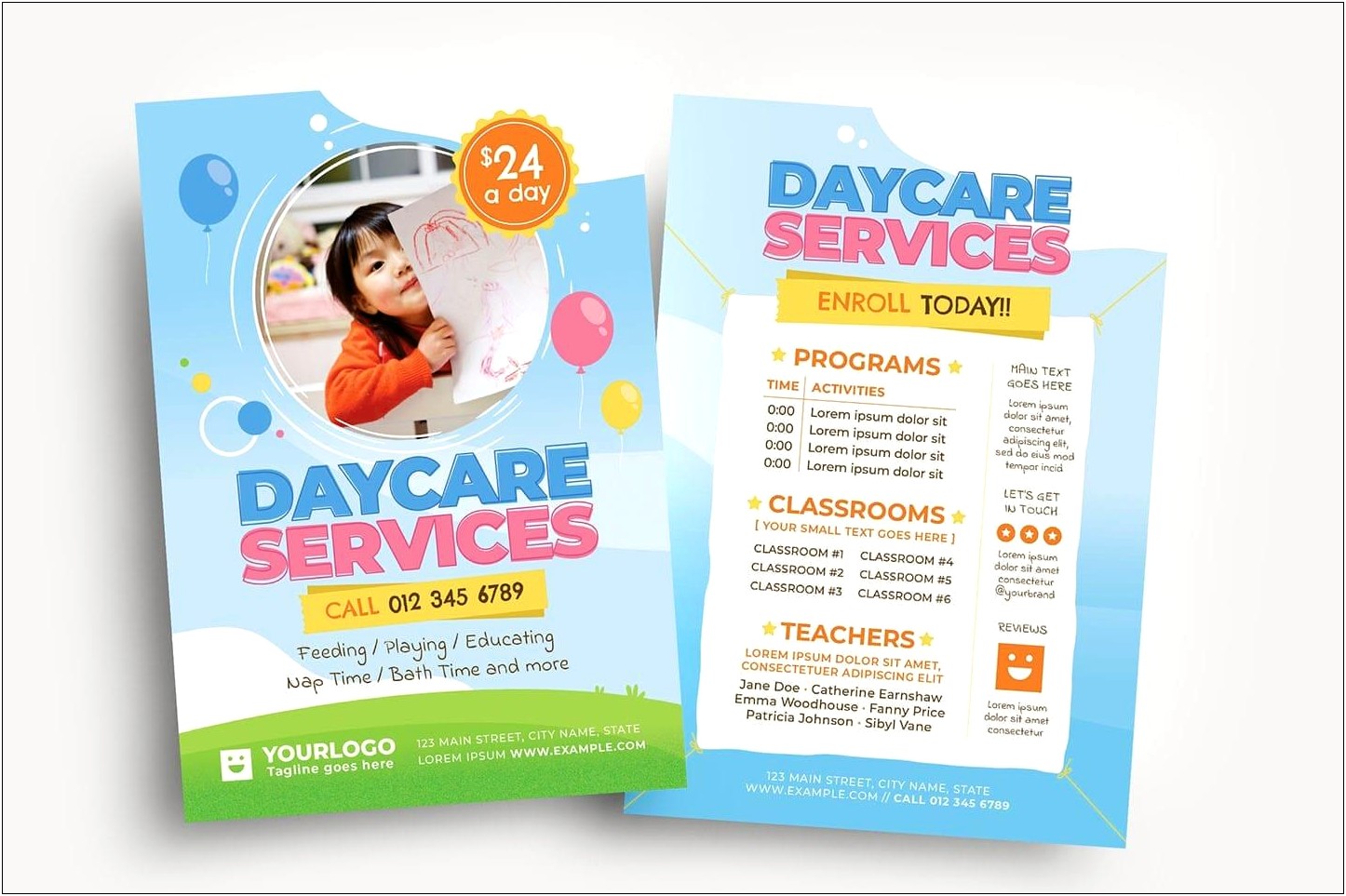 Free Child Care Flyer Templates For Download
