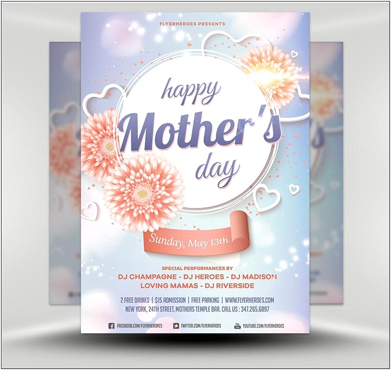 Free Christian Mother Day Flyer Template