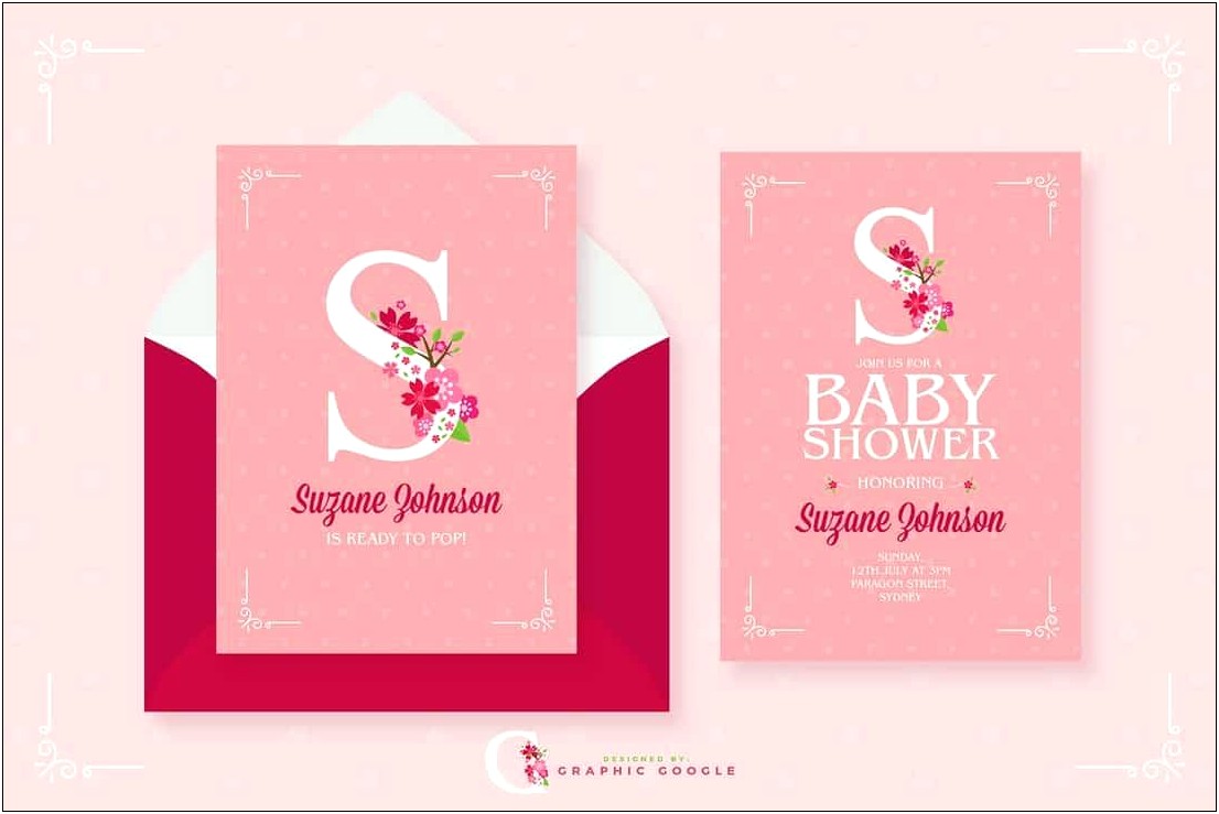 Free Christmas Baby Shower Invitation Templates For Word
