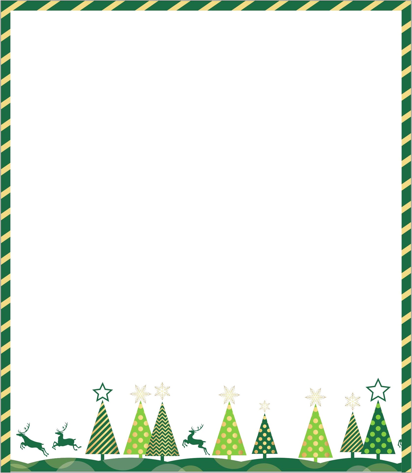 Free Christmas Border Templates For Publisher