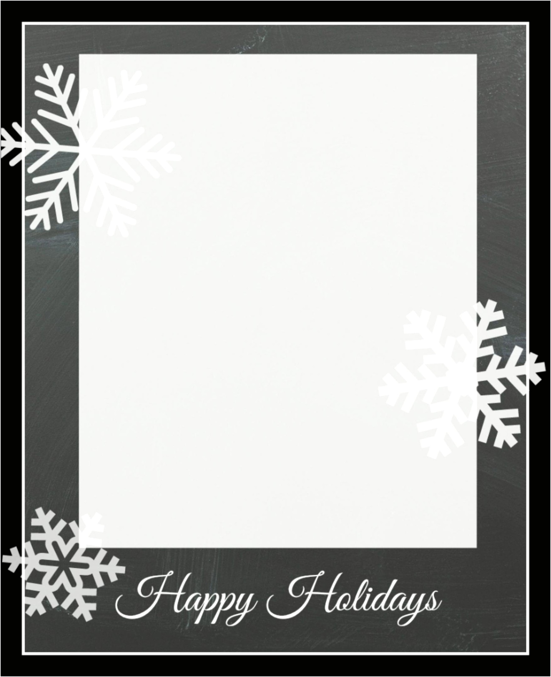 Free Christmas Card Templates For Photographers Be Merry