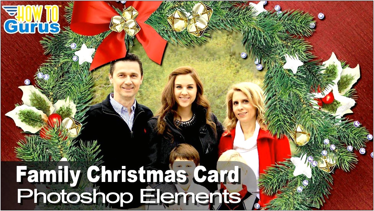 Free Christmas Card Templates For Photoshop Elements