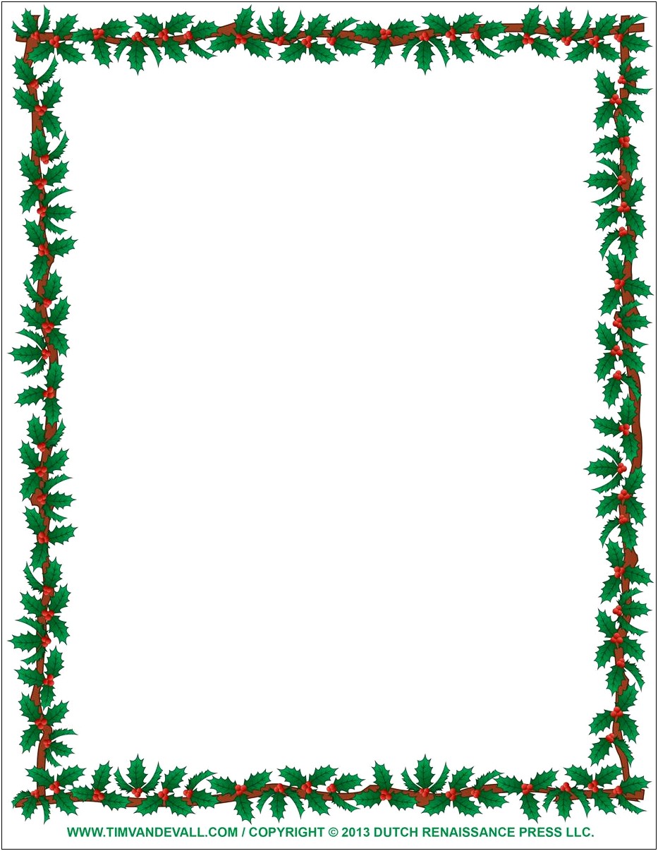 Free Christmas Letter Template For Mac