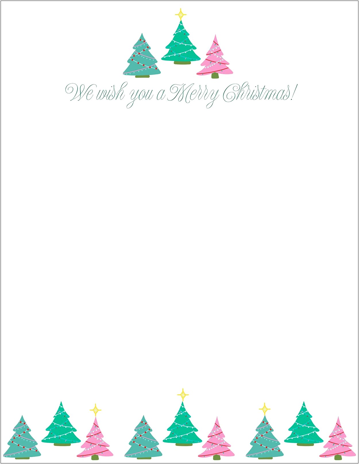 Free Christmas Letter Template With Photos