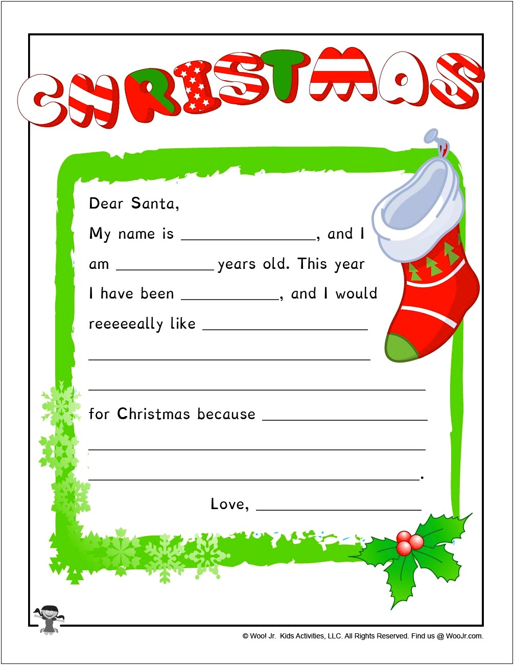 Free Christmas Letter Templates Microsoft Publisher