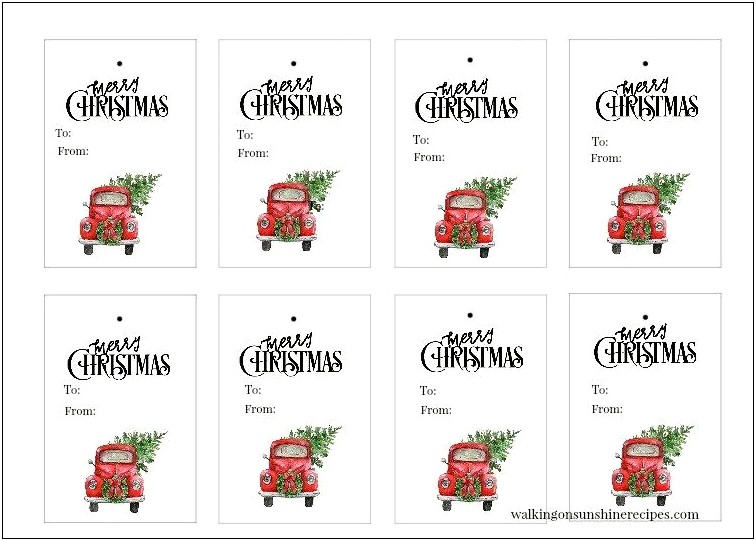 Free Christmas Mailing Labels Template Word