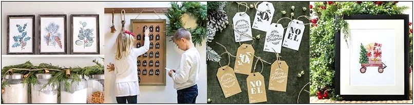 Free Christmas Name Place Cards Templates