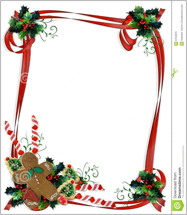 Free Christmas Stationery Templates For Microsoft Word